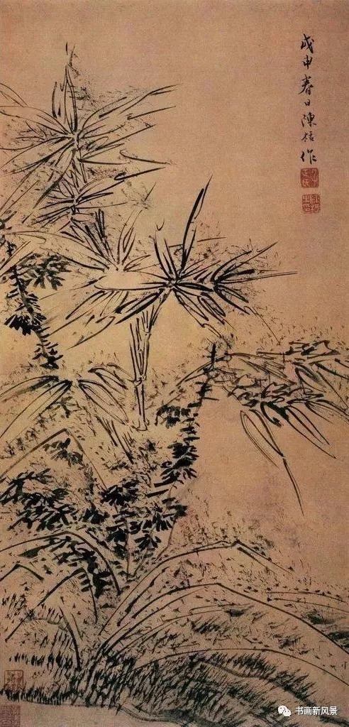 竹石!煮雪烹茶,听雪敲竹