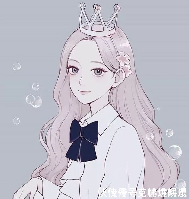 头像|一组少女心十足的好看插画,很适合做卡通动漫头像哦!