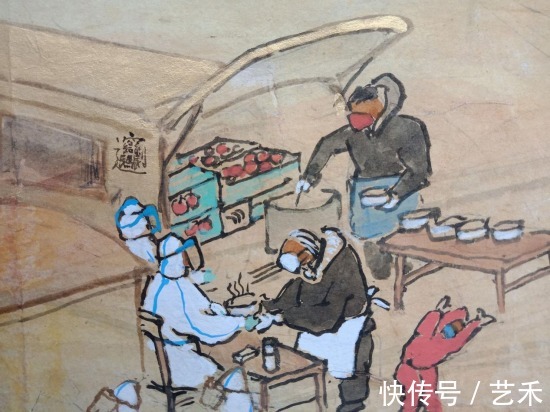 清明上河图!记沂蒙籍画家郑现峰的《西安抗疫图》