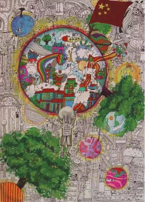 生活|“汇生活·画小康”,青少年画笔下的小康生活是这样的