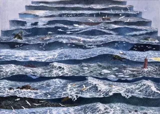 幅画!一幅画画了3年,细到要用放大镜,他把钢笔画玩到了极致