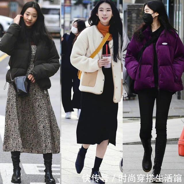 街拍 没想到韩国女生真会穿,每一组造型都很有看点,简直就是时尚大片