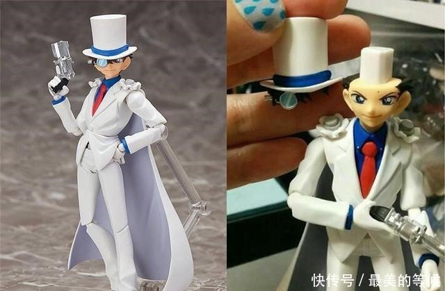 剃头|手办中不曾注意的套路,摘下帽子基德被“剃头”,蓝湛没抹额很萌