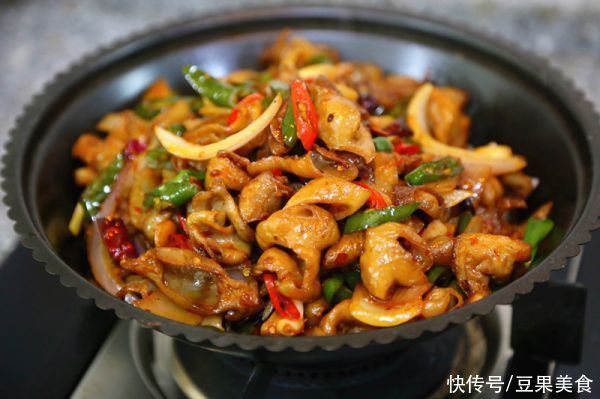 大肠|超经典的干锅肥肠在家也能做