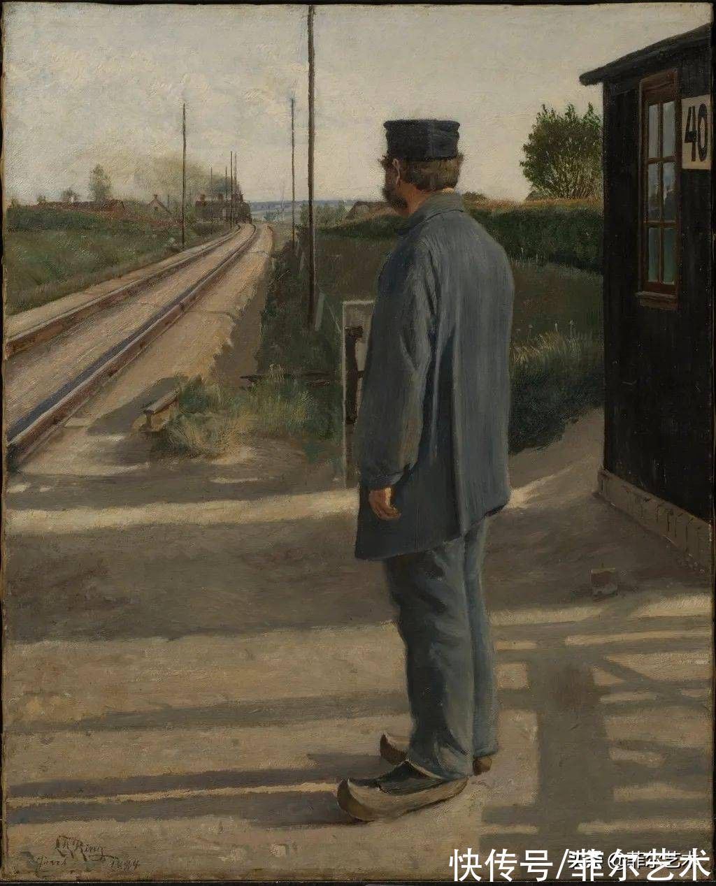 罗斯基勒·峡湾的夏日&丹麦不止有艺术大师哈默修依,画家LA Ring开创了象征主义的绘画