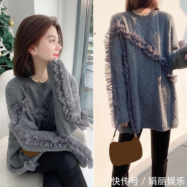 复古毛衣的经典,真是从不过时,秋冬这样搭,走哪都洋气十足