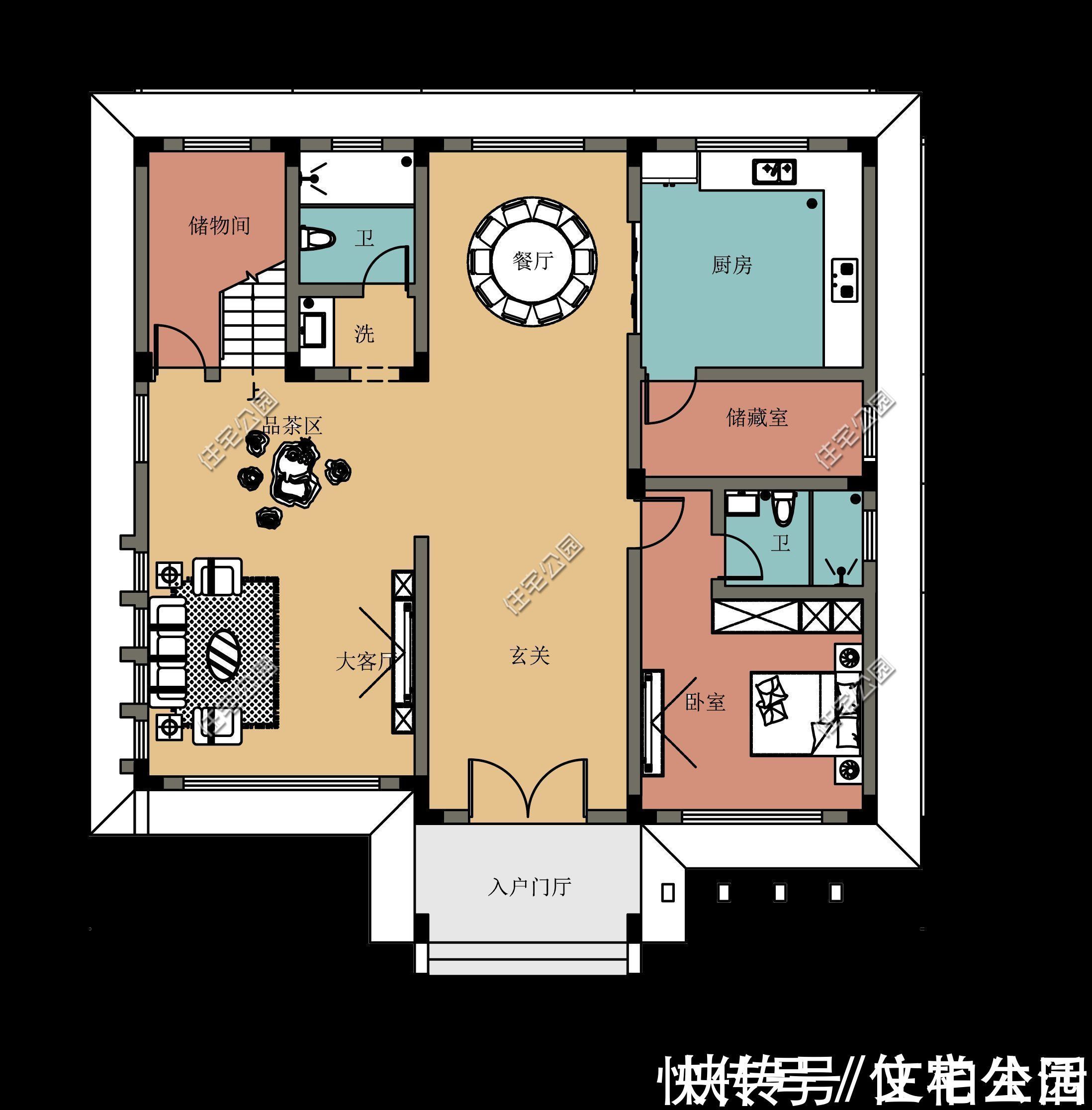 户型|农村房子这么建,传三代都不会过时,10套户型你更喜欢哪一套?