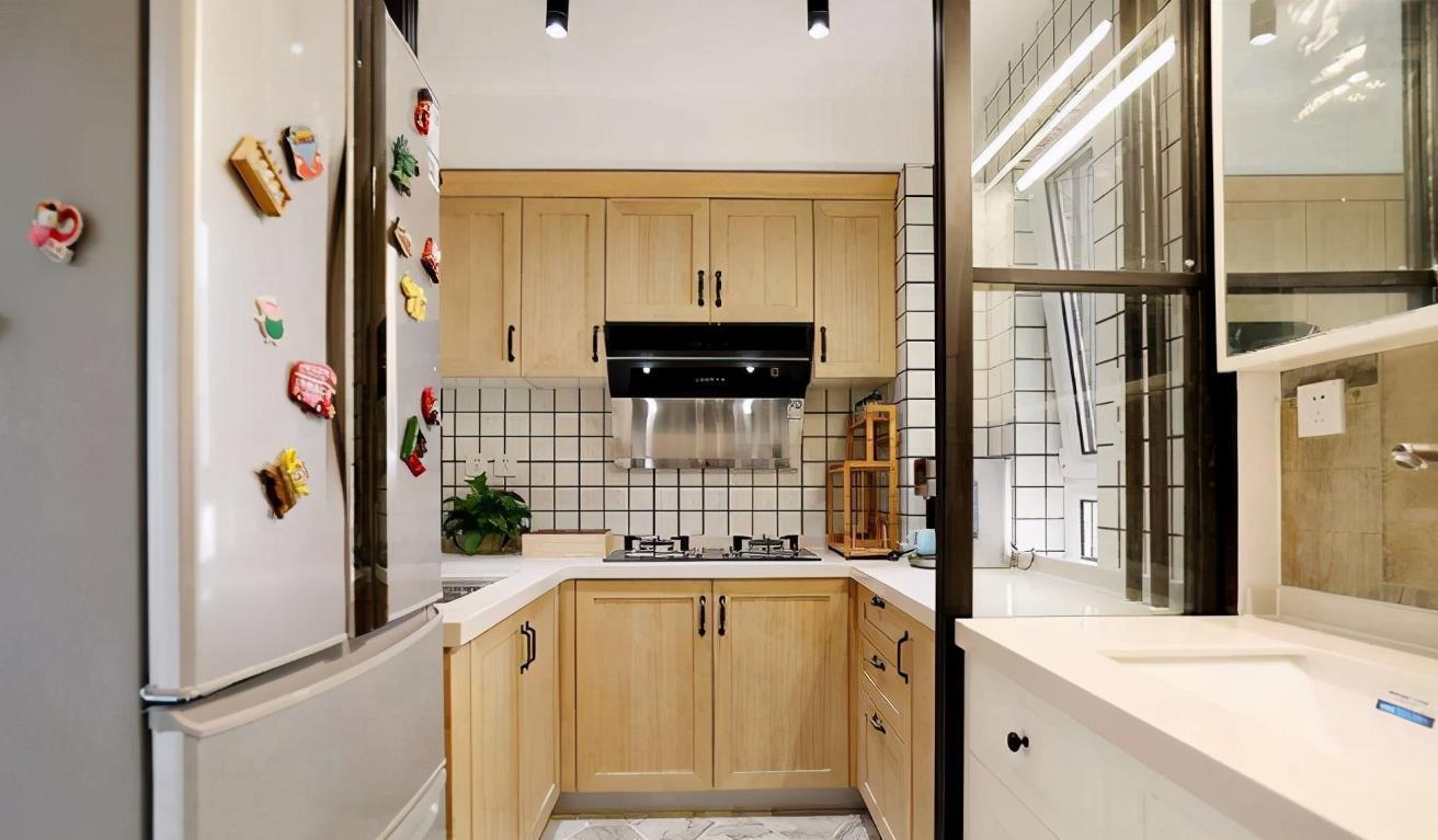 视觉|厨房就该这样去弄,全部藏进墙内视觉上更美观,空间感更好!