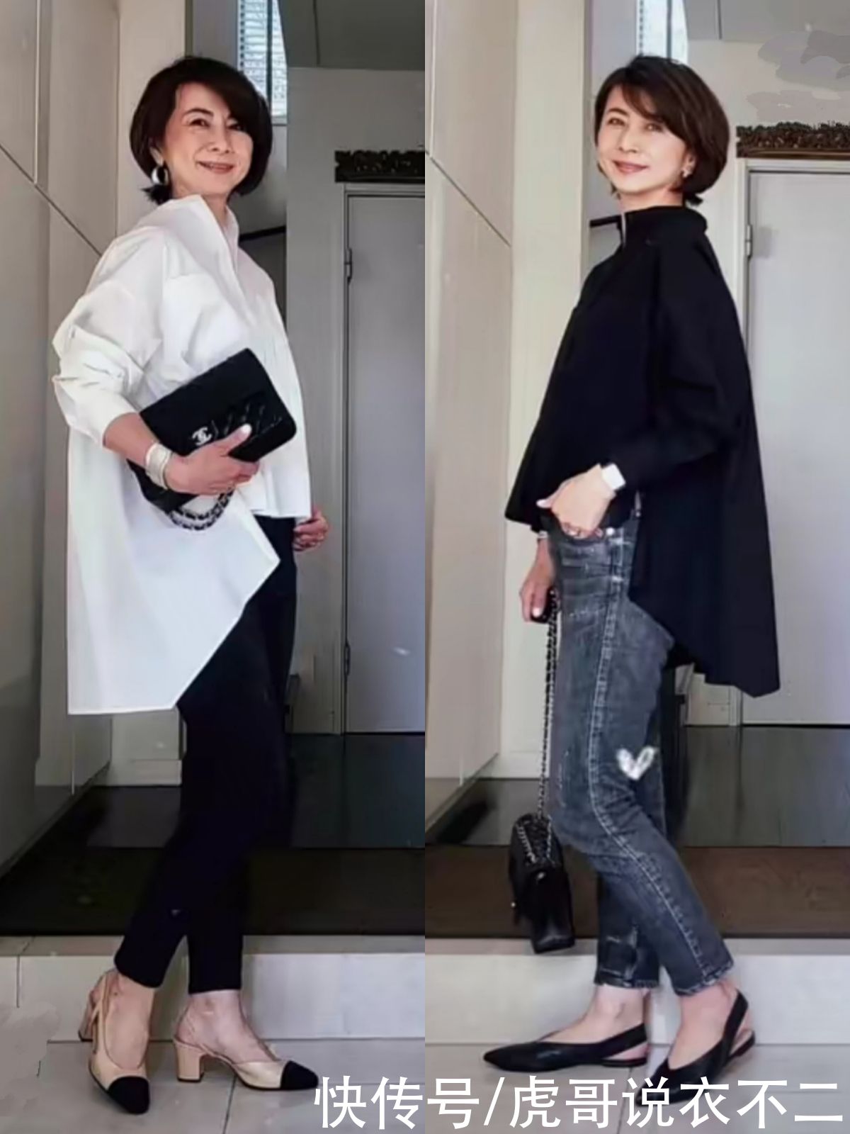 无龄感|这位50+日本主妇才是“无龄感”穿搭高手，简约不简单，太减龄了
