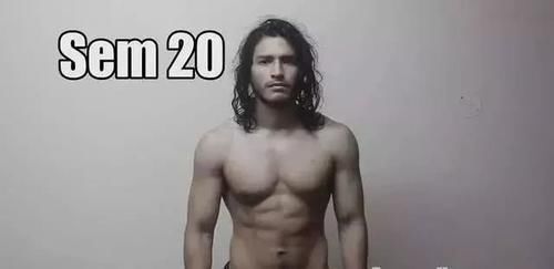 记录照|8个月，这个小伙用35张记录照告诉你，健身能带给身材多大改变