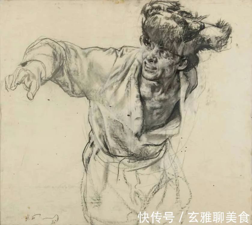 尼古拉&俄罗斯绘画大师级的素描和油画,恰到好处的美