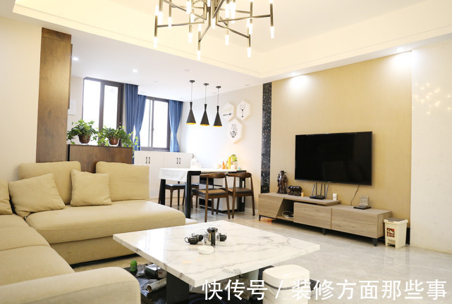 三居室|127平现代风三居室,一切推崇自然美