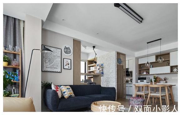 打通|98平北欧风乔迁入住，3室2厅打通了2个阳台，空间大了2倍还亮堂堂