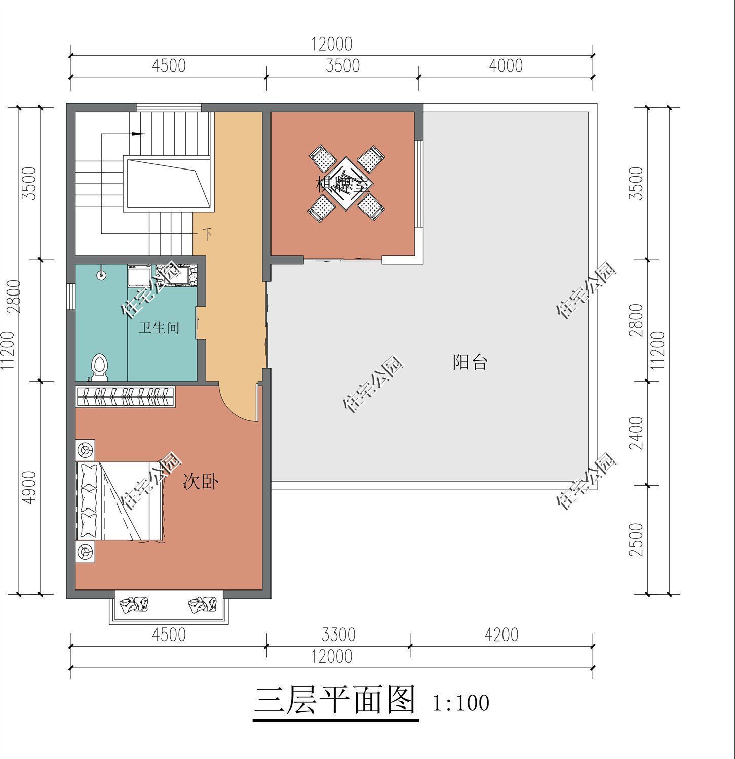 居室|备受农村人喜欢的现代别墅,挑空客厅配大露台,38万的造价就能盖