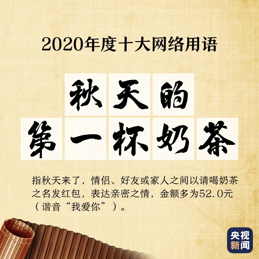 出炉|“2020年度十大网络用语”出炉，你爱的上榜了吗？