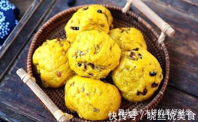 一块南瓜，教你做孩子爱吃的粗粮馒头，松软香甜，包子店也买不到
