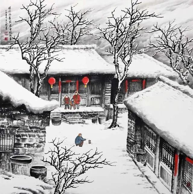  画院|中国雪景画院院长、吴大恺作品欣赏