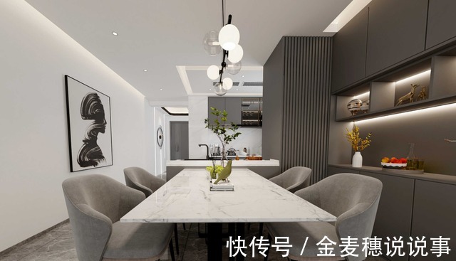 灰色调|特别时尚的现代风格平层,这个客厅可太有感觉了!