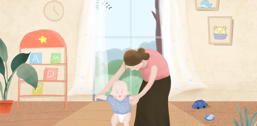 站立|妈妈故意拿走宝宝被子,结果萌娃发脾气了,奶凶奶凶的好可爱