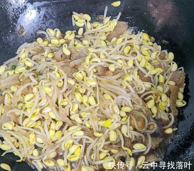 黄豆芽猪皮炖粉条，猪皮软糯、豆芽清香、粉条滑爽