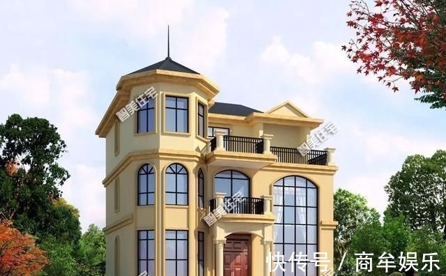 两室|广受好评的两栋农村别墅,第一栋带八角窗,就像小城堡