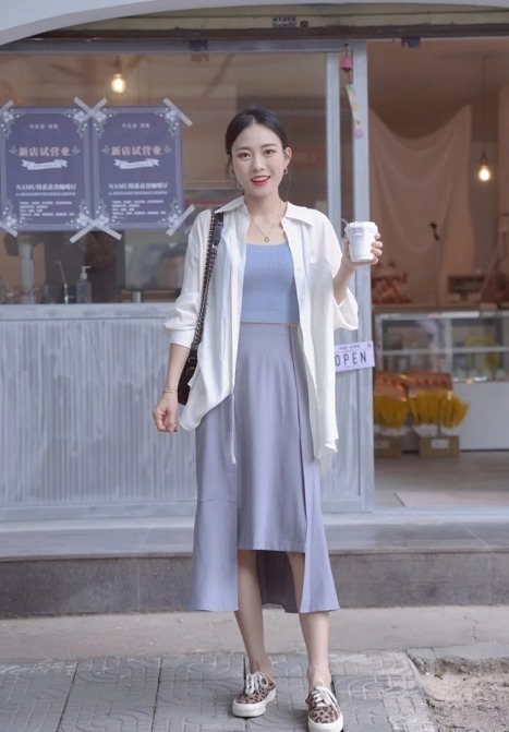 阔腿裤 秋天不一定要穿卫衣,衬衫一样很高级,这些搭配干练又洋气