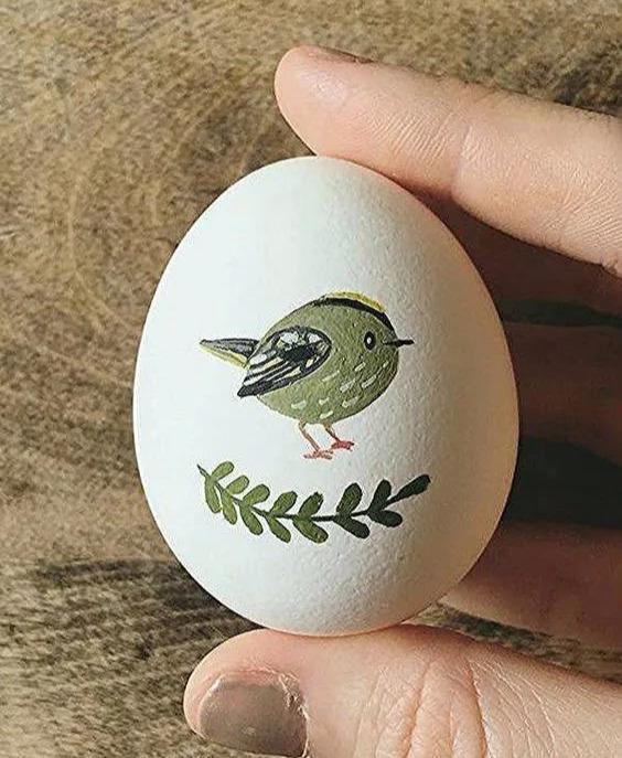 鸡蛋壳&蛋壳创意手工,大人小孩都可以学,只是简单画画,成品非常好看