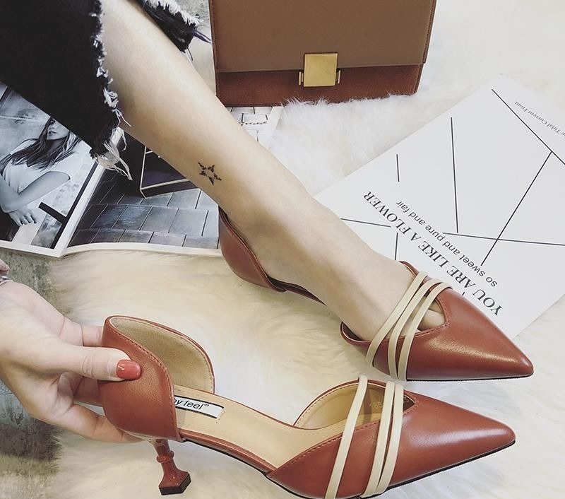 名媛 尖头细跟高跟鞋绝对是女人的最爱,绽放高雅名媛范儿
