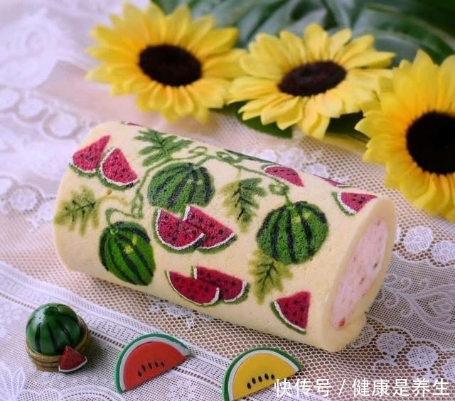 不忍下口的彩绘蛋糕卷,治愈你的小情绪!