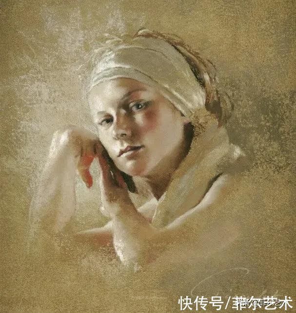 艺术学院$法国女粉彩大师,描绘的女性之美,细腻柔和