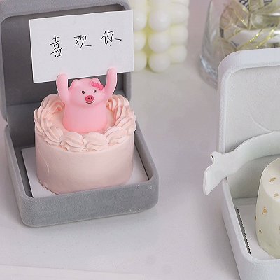 白砂糖|他一个戒指蛋糕吧