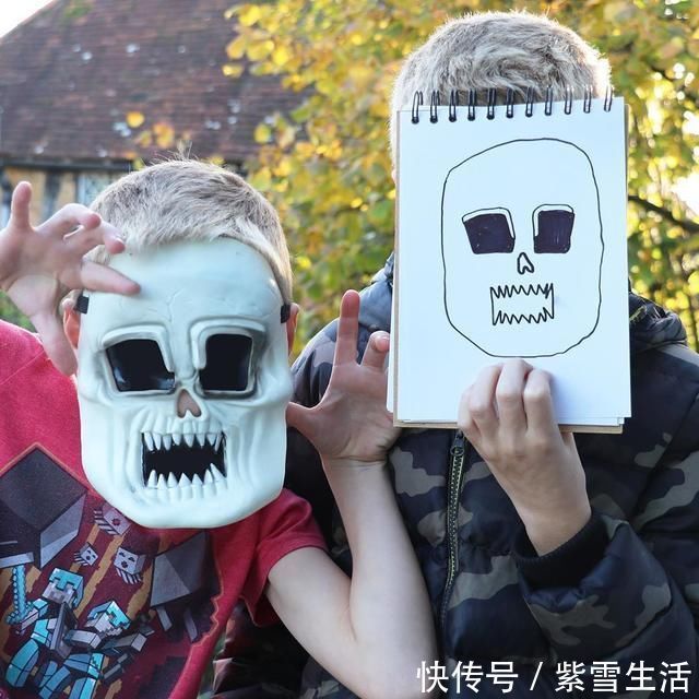 花式秀!儿子画成什么样,爸爸就能P成什么样子,花式秀父爱坐拥百万粉丝