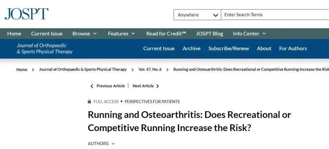 骨科与运动物理治疗杂志|比跑步更伤膝盖的动作找到了，我们每天都在做，现在知道还不晚