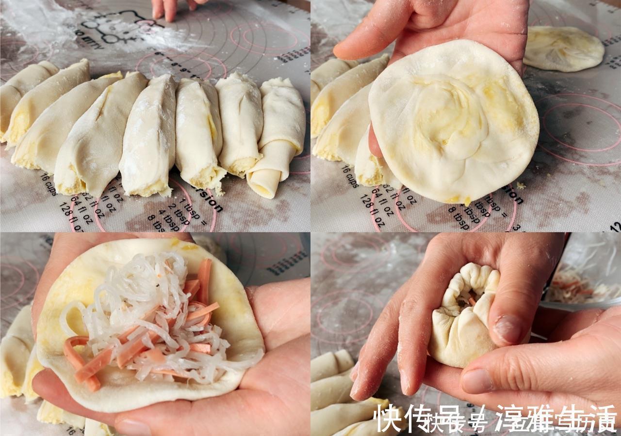 萝卜丝酥饼|早餐又有新花样了!萝卜丝酥饼,松软可口,酥到掉渣吃时得用手接