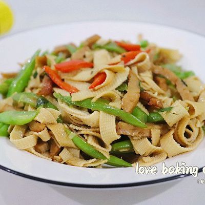 四季豆炒千张