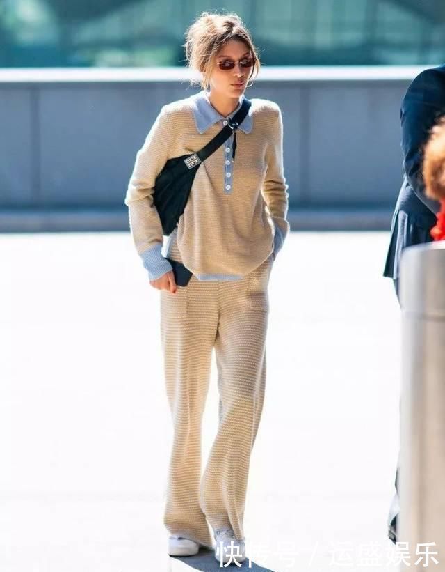入春,你穿针织衫+阔腿裤的样子=简直太气质了