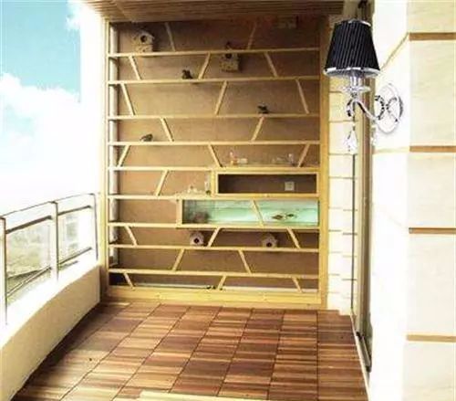 柜子|头一次看见阳台还能这么做储物柜，太聪明了，回家我也弄一个