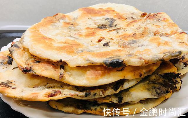 食用油|吃腻了包子馒头,来一张刚出炉的梅干菜饼,咸香酥脆,又薄又好吃