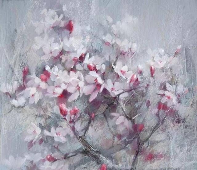 粉笔画!她用粉笔画了一匹白马,因为太美,学生沦陷了:黑板我们买了