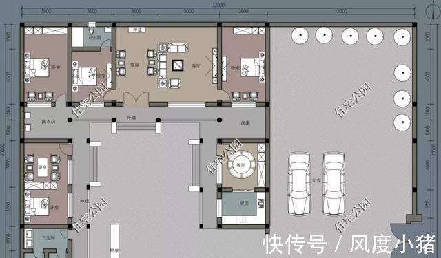 占地面积|农村没有堂屋的房子不是好房子,20套户型分享,总有一套看上眼