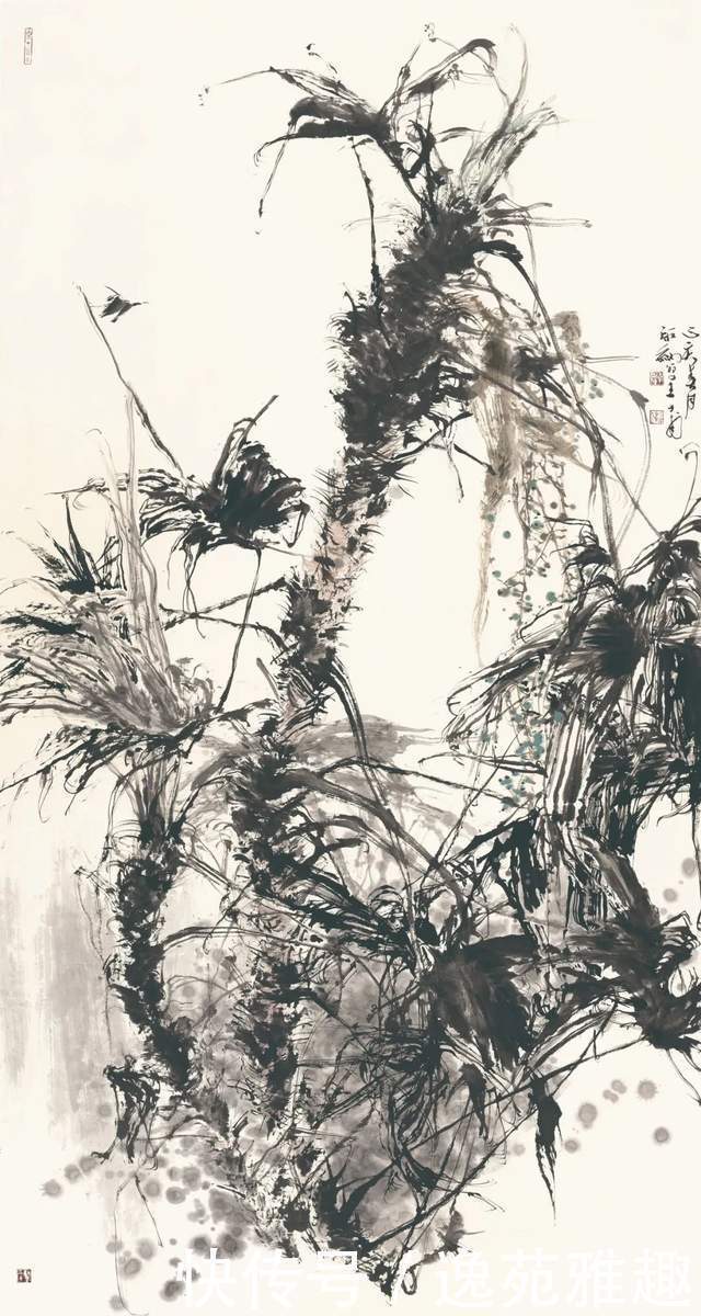 「画作欣赏」忘记烦恼,活出快乐,画家秦英豪作品欣赏