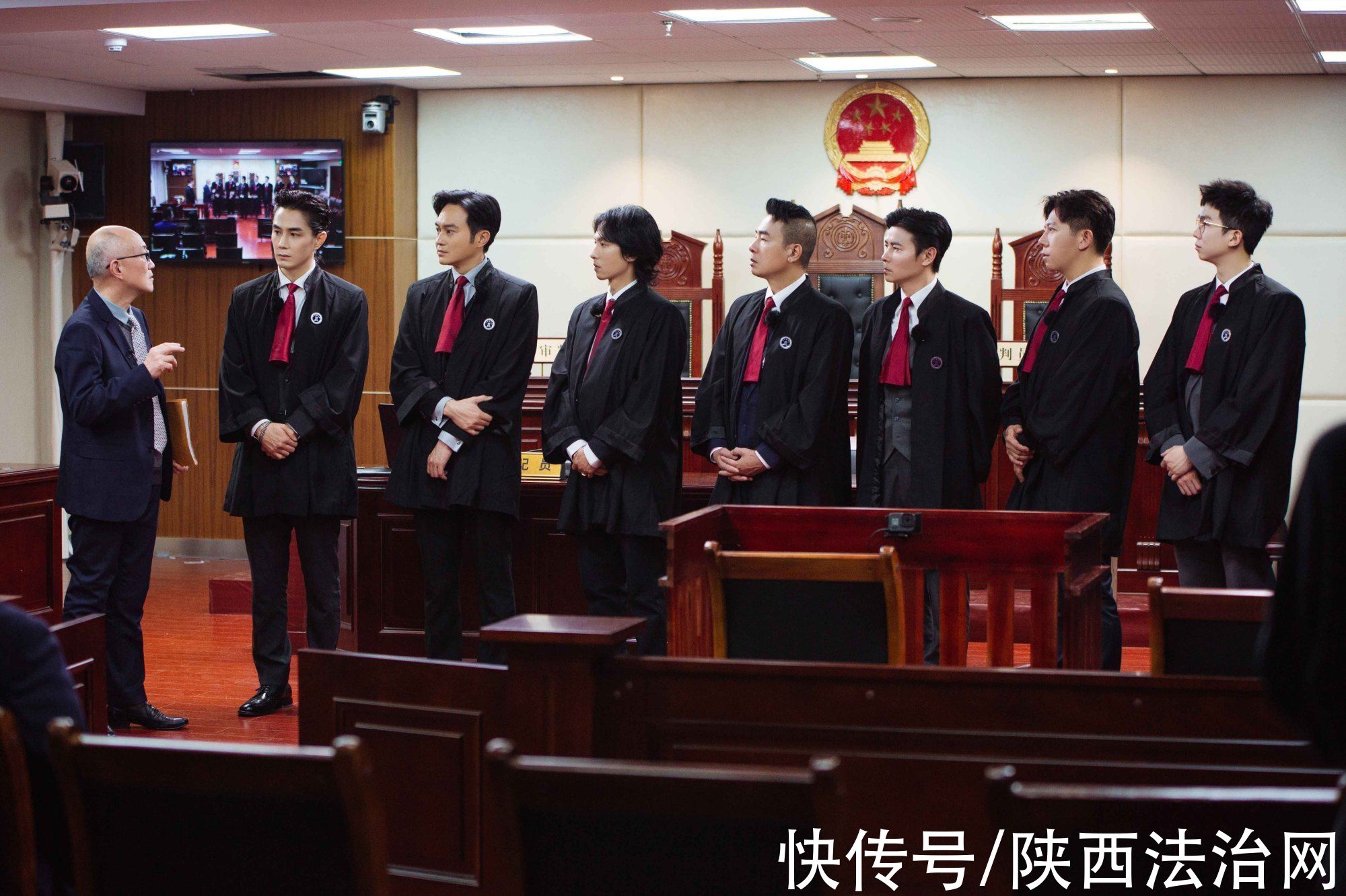 《我們的滾燙人生》法援站 張智霖張晉模擬法庭高能對峙