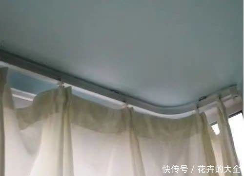 轨道杆|头一次见人装窗帘不用窗帘杆,这样设计,好看又好用