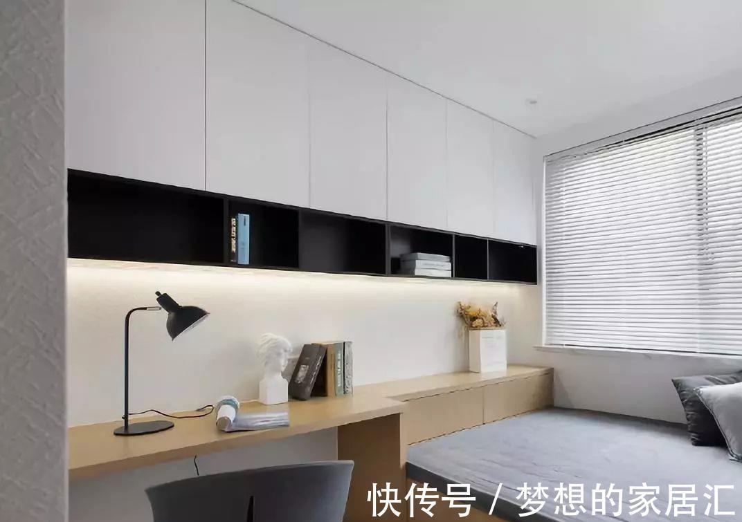 书房|小户型没有书房,也要拥有一个书柜,这些设计太妙了!