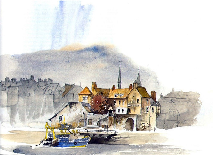 水彩画@英国顶尖水彩画家戴维 · 贝拉米的风景绘画作品