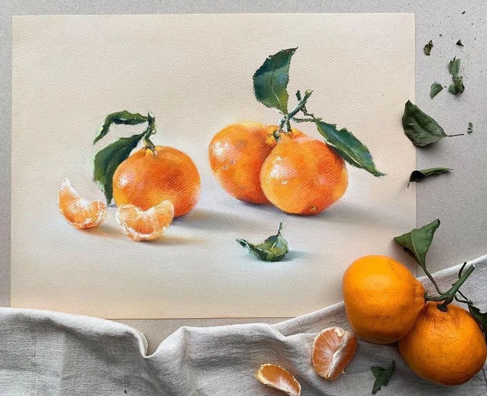 鲜花!太疯狂了!原来用粉笔画画,也可以这么美,简单几招教你,美到邻居羡慕嫉妒