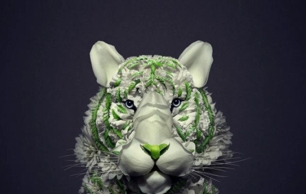 花卉&他拿花瓣、树叶随便一剪一贴就卖23万!网友:买过的人都说“值”