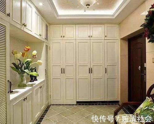 玄关|玄关鞋柜要不要做到顶老木工一开口,我就后悔我家装早了