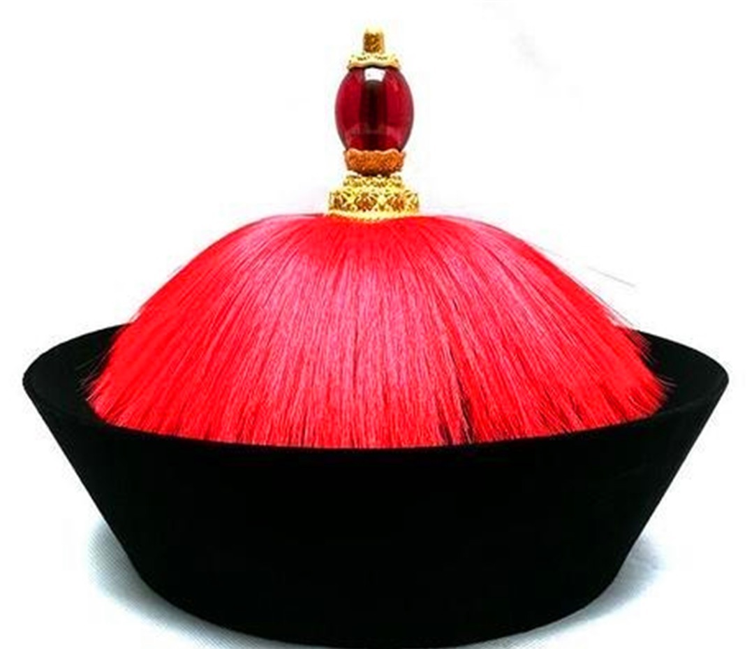 清朝|清朝乾隆以后的官帽顶子都是玻璃的吗?有什么寓意?