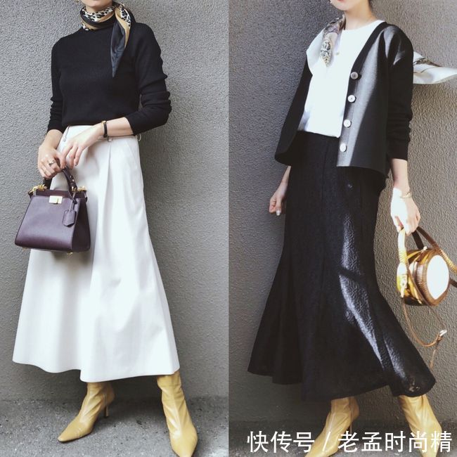 越简单越耐看,日本博主的早春基础款穿搭,大方得体有气质